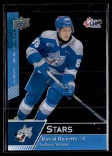 2022-23 Upper Deck CHL Stars Clear Cut #329 David Goyette