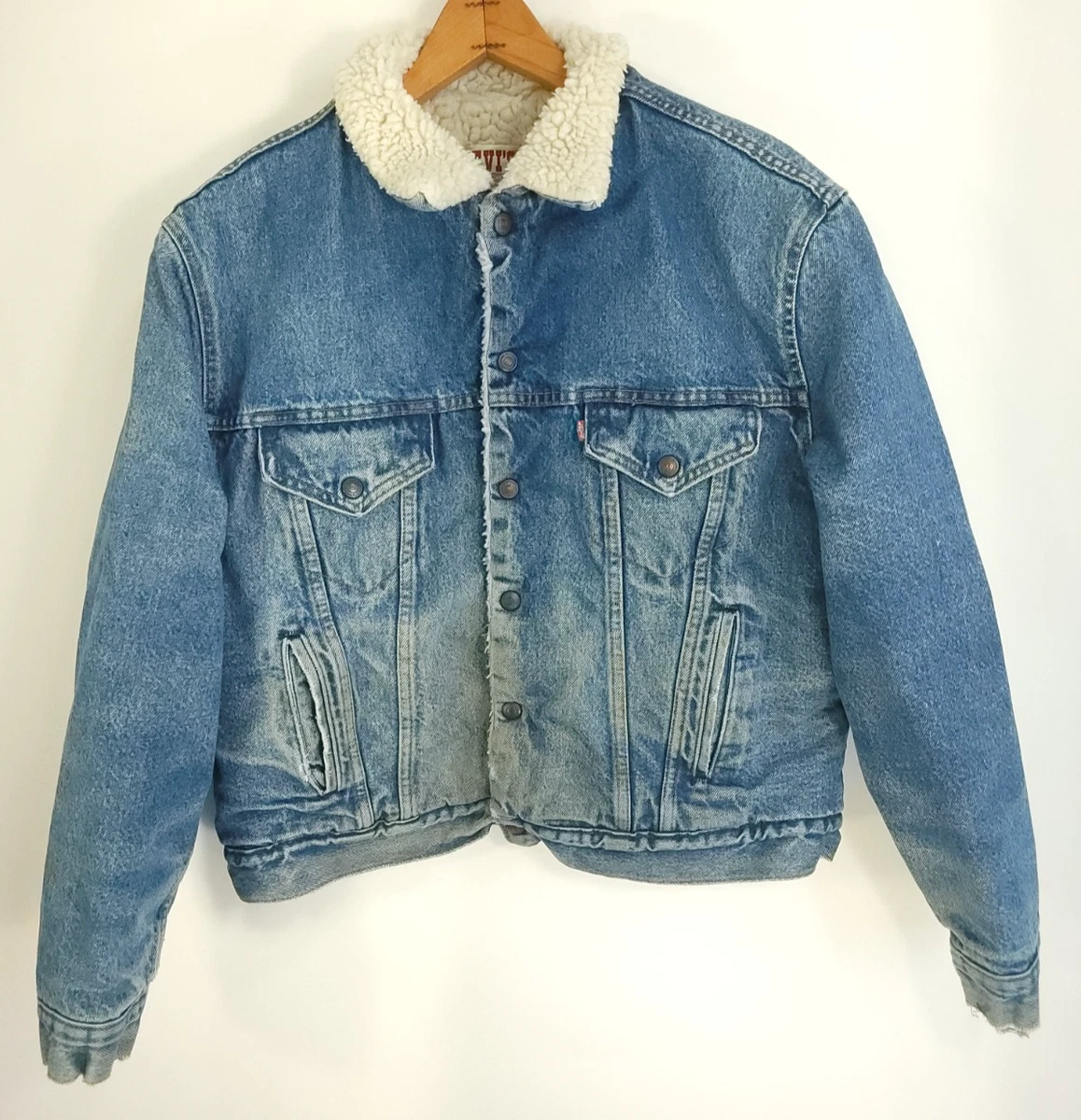 Levi's Denim Regular Size Vintage Outerwear Coats & Jackets for