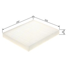 ORIGINAL® Bosch Filter, Innenraumluft für VW POLO VI T-CROSS (C11 D31) Toyota