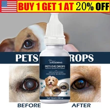 Eye Drops for Pets Bacterial,Viral and Fungal & Infections Dog Cat Treatment US