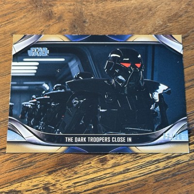 The Dark Troopers Close In 2021 Topps Star Wars The Mandalorian BRONZE /50 94 NM