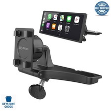 Adjustable CD Slot Car Mount for CarPlay Screens - Sleek, Secure, and Universal