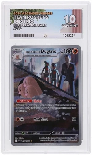 Pokémon TCG Team Rockets Dugtrio Ascended Heroes 239 Ace 10