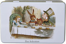 New English Teas Alice in Wonderland Tea Tin with 100 Teabag Selection 0.08 per strip