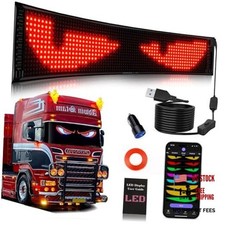 Synchronize Multiple Devil Eyes Light for Truck, 23''x5'' Full Color LED Eyes