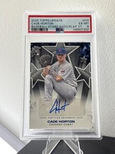 Cade Horton - rookie autograph - platinum 1/1 - Topps update 2025 - PSA