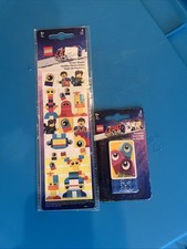 LEGO Movie 2 Sticker Sheet Set 4 Total/  Eraser