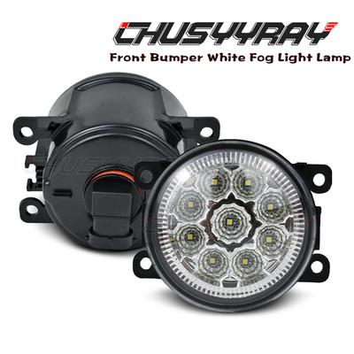 White Pair Bumper LED fog Lights Driving Lamps FOR ACURA ILX 2013-2018