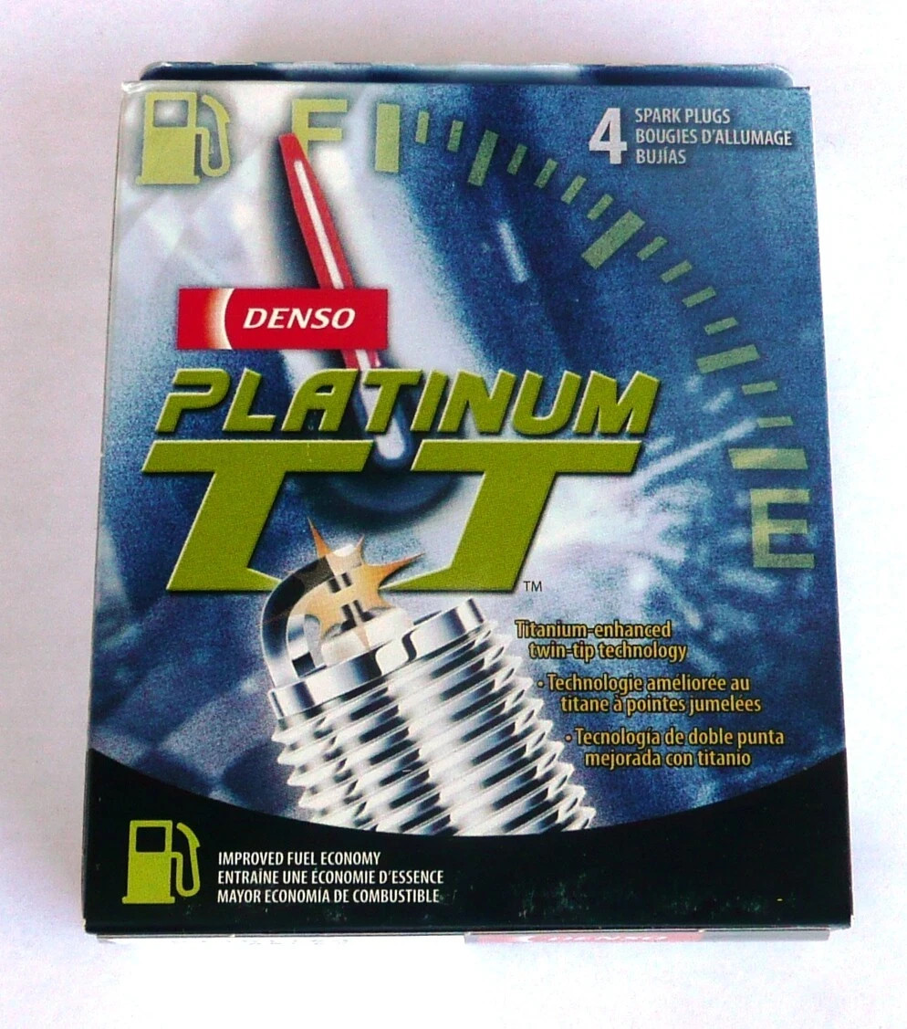 FOUR 4 Denso 4511, PT16TT Spark Plugs, UPC 042511451148, Made in Japan