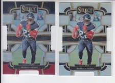 2 - 2023 Select DERRICK HENRY Die Cut Silver Prizm + Black Red Titans #95