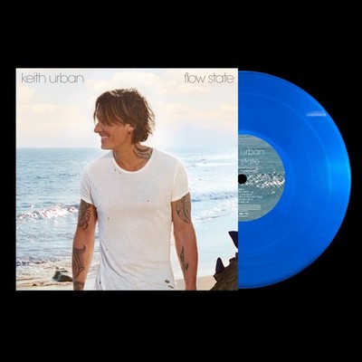 Keith Urban Flow State Vinyl - Beach Transparent Blue - Signed PRESALE 