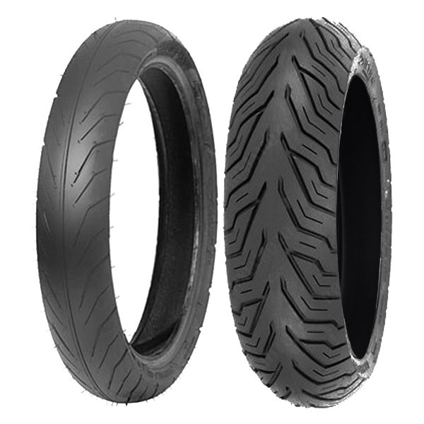 TYRE PAIR DELI TYRE 90/80-16 51S SB-108 + 130/70-13 63P SC-109