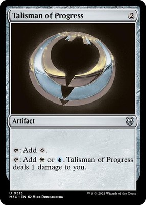 Talisman of Progress 313 MTG Commander M3C Uncommon NP
