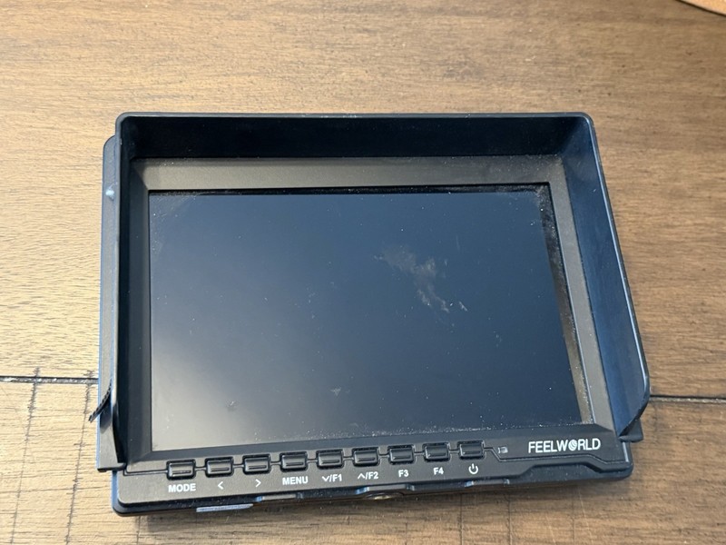 FEELWORLD Video Production Monitor, HDMI Input, Sun Hood, SF970 Battery Mount