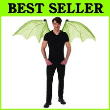 Green Dragon Wings Costume Accessory