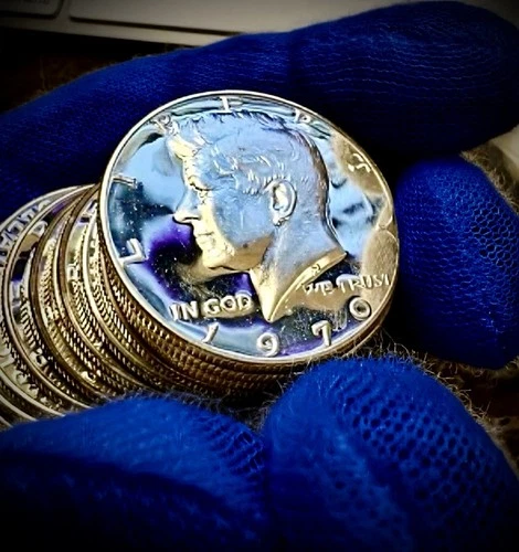 1970-S Kennedy Half Dollar Proof– Roll of 20 – Stunning Eye Appeal – 40% Silver