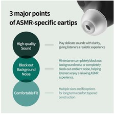Universal Earbud Tips - Noise Canceling - Silicone Material