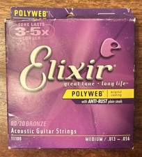 Elixir POLYWEB 80/20 Bronze Acoustic   11100 ...