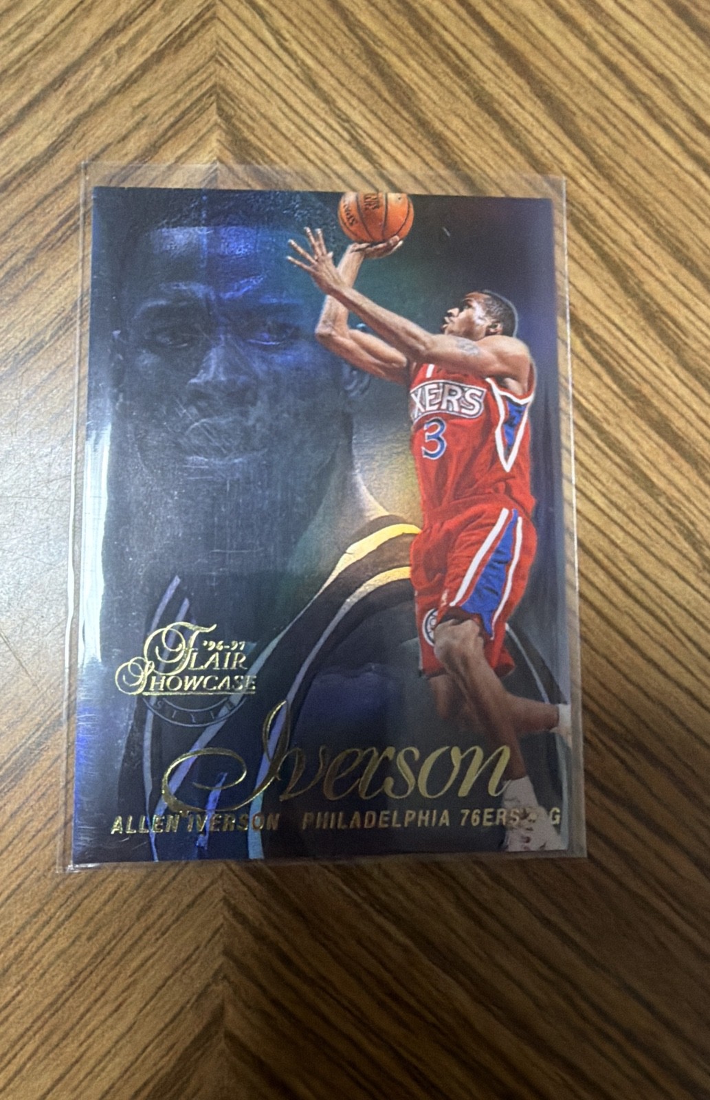 1996-97 Flair Showcase - Allen Iverson #3 Row 2 (RC)