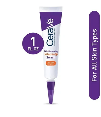 CeraVe Vitamin C Serum 30ml with Hyaluronic Acid Skin Brightening Serum