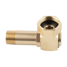 Garden Hose Adapter, Brass Replacement Part Swivel Hose Reel Parts Fittings
