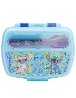 Stitch - Funny Sandwich Box with Cutlery - Drawing speelgoed NEU