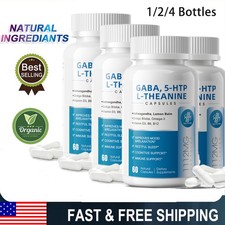 1/2/4x GABA Gamma Aminobutyric Acid 750mg  Vitamin B6 2mg, 60-240Capsules