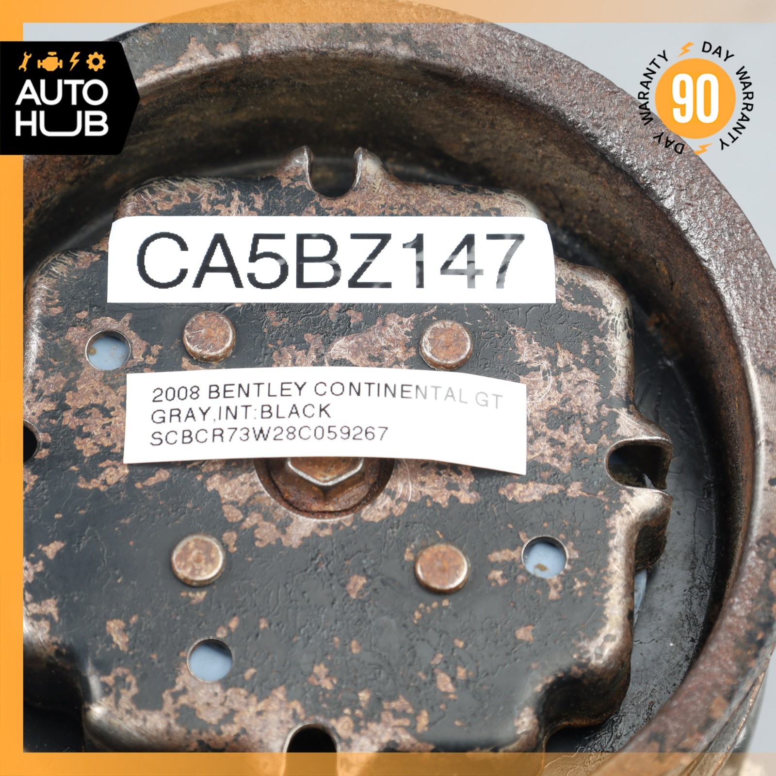03-18 Bentley Continental GT GTC GT A/C Air Conditioning Compressor OEM 31k