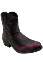 Miz Mooz Women's Caren Ankle Boot Fuchsia Brush Off