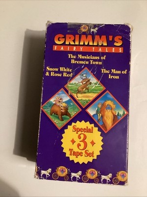 Grimms Fairy Tales Special 3 Tape Set VHS 