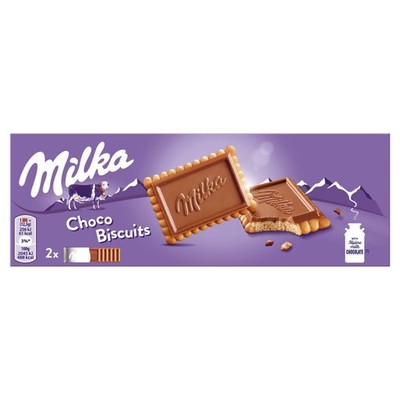 7622300590970 Milka Choco Biscuit Herbatniki z czekoladą mleczną z mleka alpejsk