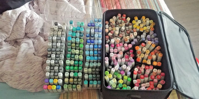Hamptons ARTIST'S  Estate Complete COPIC 358 Marker + HUGE 25ml 328 refills