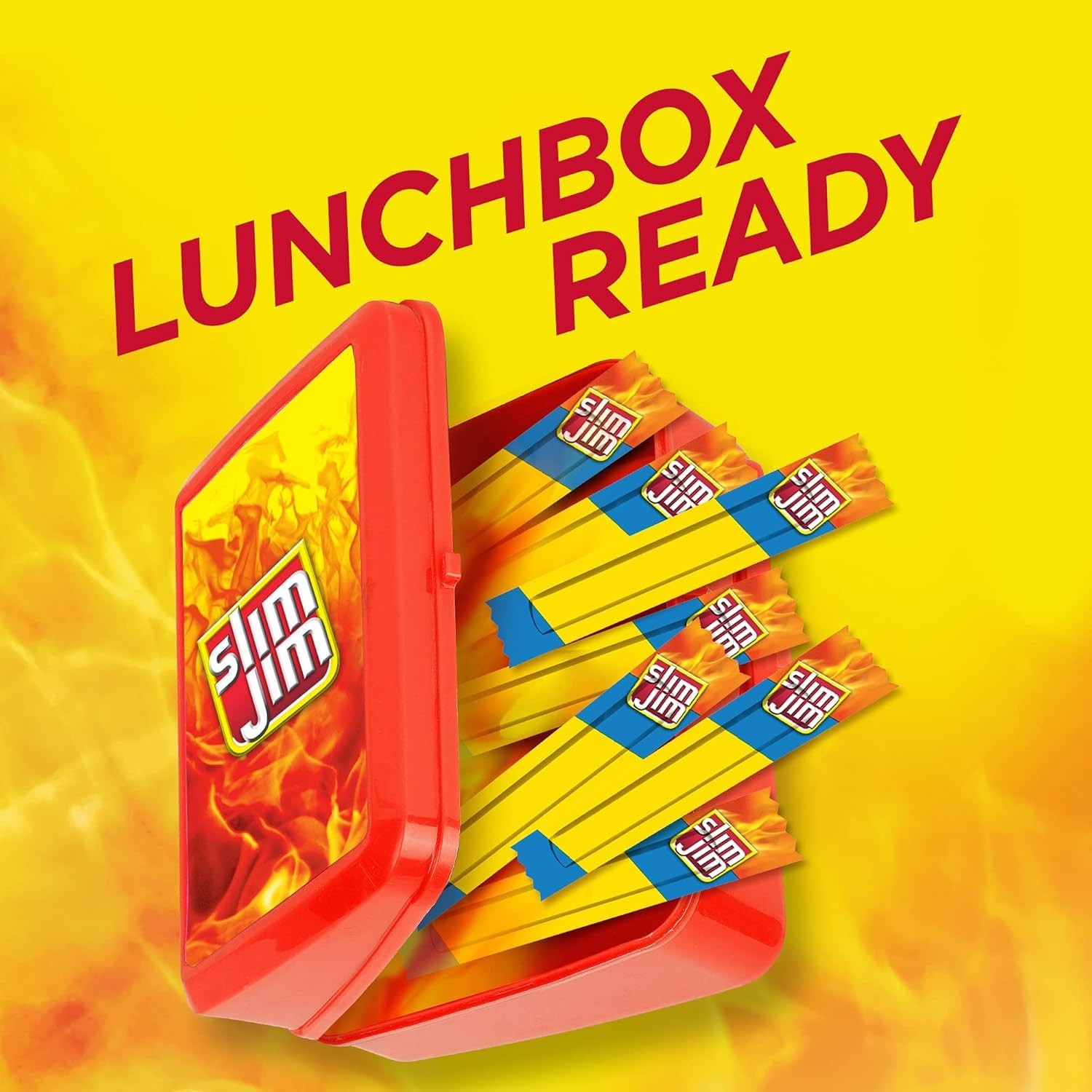 Slim Jim Smoked Meat Sticks, Mild Flavor, 6g Protein Per Serving, 0.28 oz.