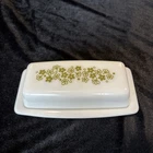 New ListingVintage PYREX Spring Blossom Crazy Daisy Butter Dish & Lid USA