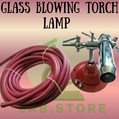Glass Blowing Torch Lamp Working Blast Burner Borosilicate Heavy D