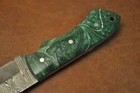 Custom Handmade Damascus knife With Awesome Resin Handle With Sheath 119 — photo 5