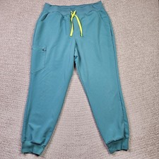 Figs Zamora Technical Collection High Waist Scrub Pants Womens XL Jogger Cuffed