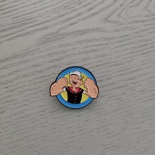 Novelty Popeye the Sailer Badge Pin Gift Jewellery AUS Free Postage