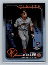 Jung Hoo Lee 2024 Topps Chrome Update #USC185 Refractors Giants