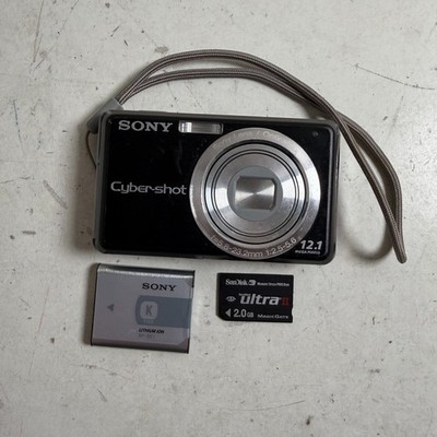Sony Cybershot DSC-S980 Black 2.7 LCD 12.1MP 4x Optical Zoom Digital Camera