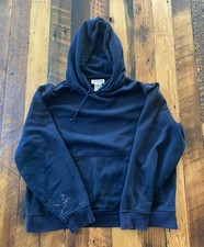 L.L. Bean Katahdin Iron Works Sweatshirt Full Zip Men  s L Hooded Faded