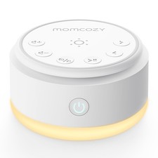 Momcozy Sound Machine for Baby-20 Soothing Sounds  Touch Warm Light Yellow