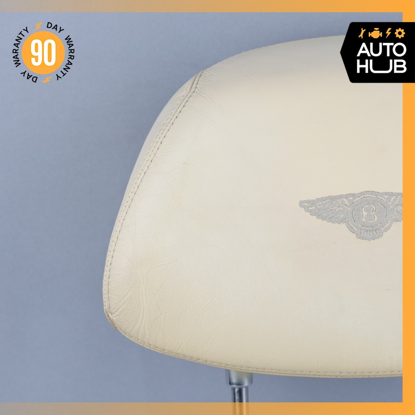 Bentley Arnage Front Left or Right Seat Headrest Head Rest Beige OEM 42k