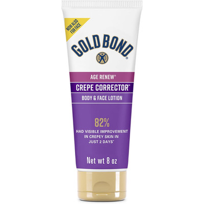 Gold Bond Crepe Corrector Lotion 8 oz Age Renew Smoothing Firming Skin