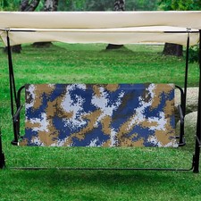 Housse de siège balançoire imprimée camouflage numérique facile à installer