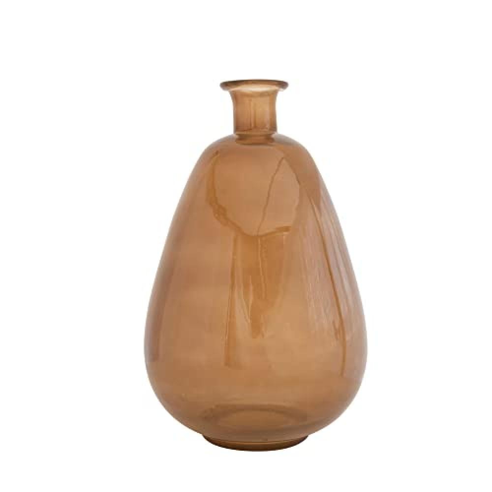 Creative Co-Op Vaso in vetro moderno, marrone - NUOVO