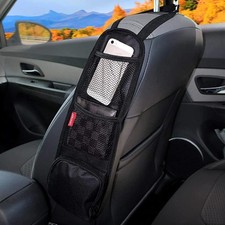 Car Seat Side Organizer, Auto Seat Storage Hanging Bag, Phones, Drink, Stuff