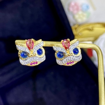 Chinese Lion Dance Jewelry Set 