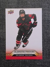 2025-26 UD Tim Hortons Team Canada Erin Ambrose Celebrated Prodigies #CP-15