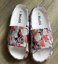 Mudd Women s Aloha Slide EVA Sole Sandals Flower Floral Size 7 NEW SUMMER TIME